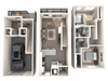Strata99 Townhomes 2 Bedroom Floor Plan Image